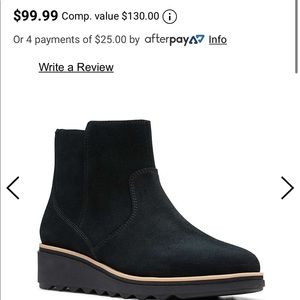 Clark’s SHARON SWING WEDGE BOOTIE